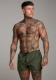 Mens Swim Trunks Quick Dry Swimwear Zipper Pockets, Swim Shorts with Mesh Lining